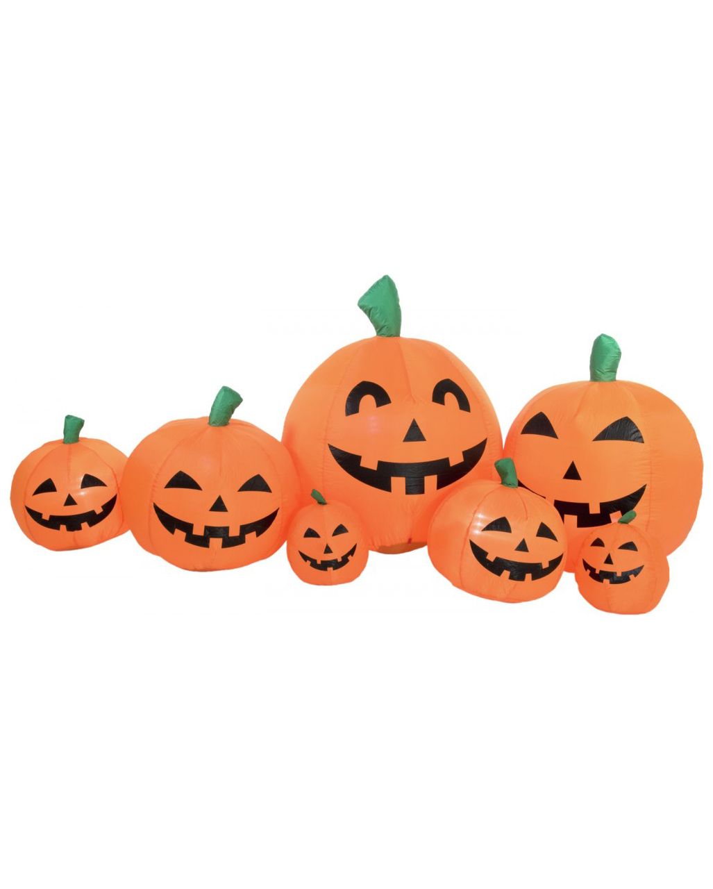 Kürbisfamilie Halloween Deko Aufblasfigur 235 cm