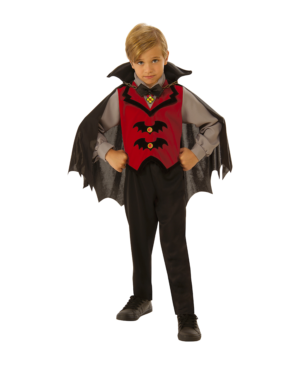 Kleiner Vampir Baron Kinderkostüm für Halloween L