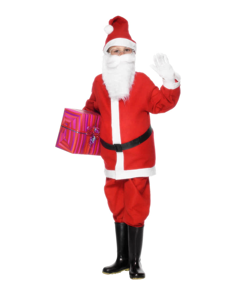 Nikolauskostüm für Kinder  Weihnachtsmann Kostüm M