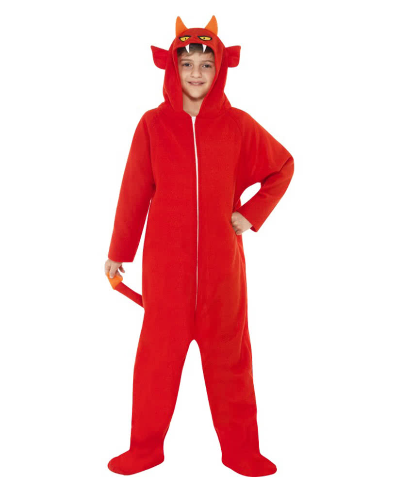 Kleiner Teufel Kinder Overall   Praktisches Teufel Kinderkostüm L