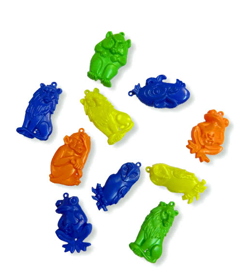 10 tlg. Knack Figuren Set Party Zubehör für Kinder