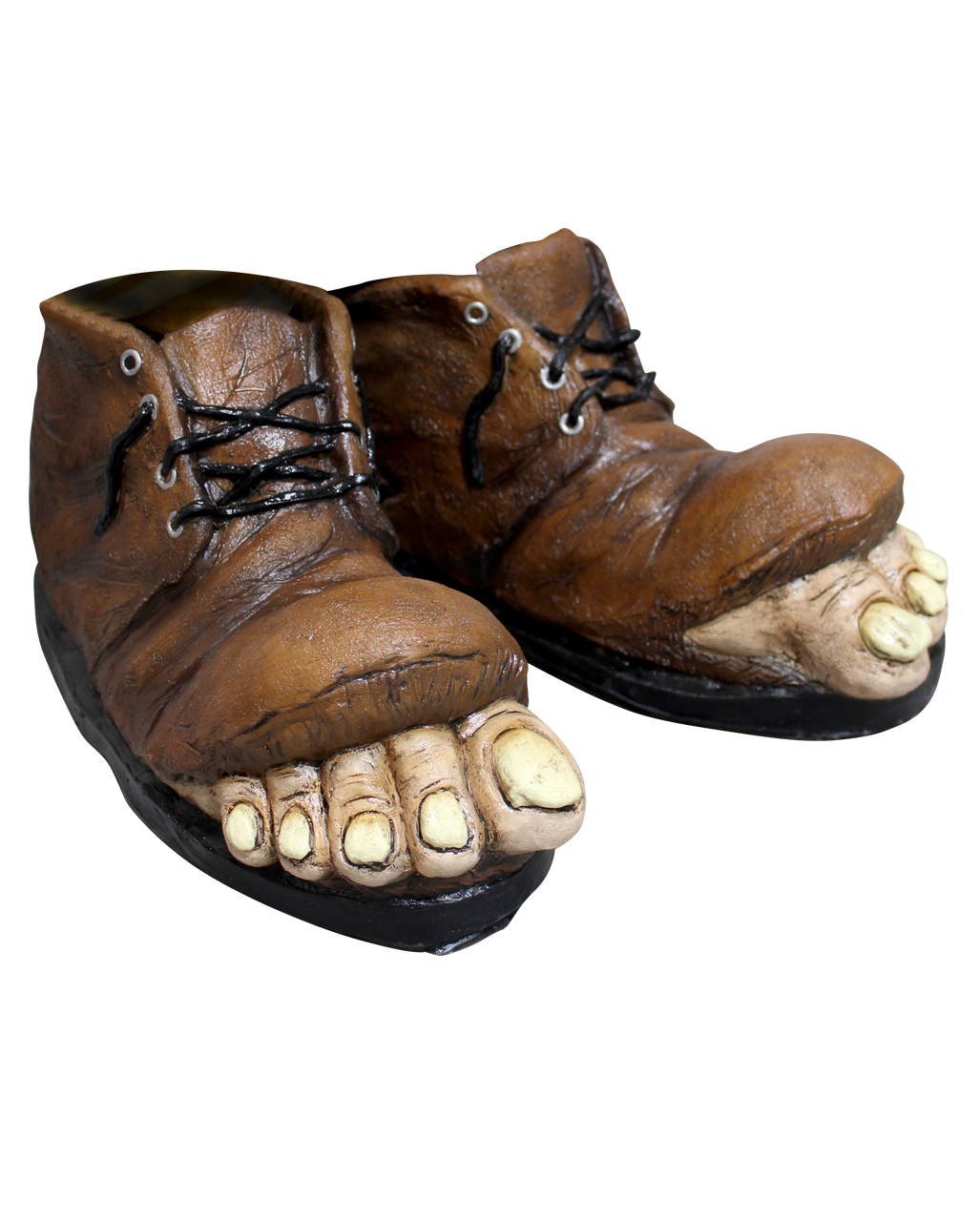 Kobold Stiefel aus Latex Kostümzubehör