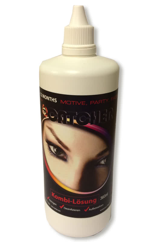 Kontaktlinsen Flüssigkeit 360ml   Reinigungsmittel für