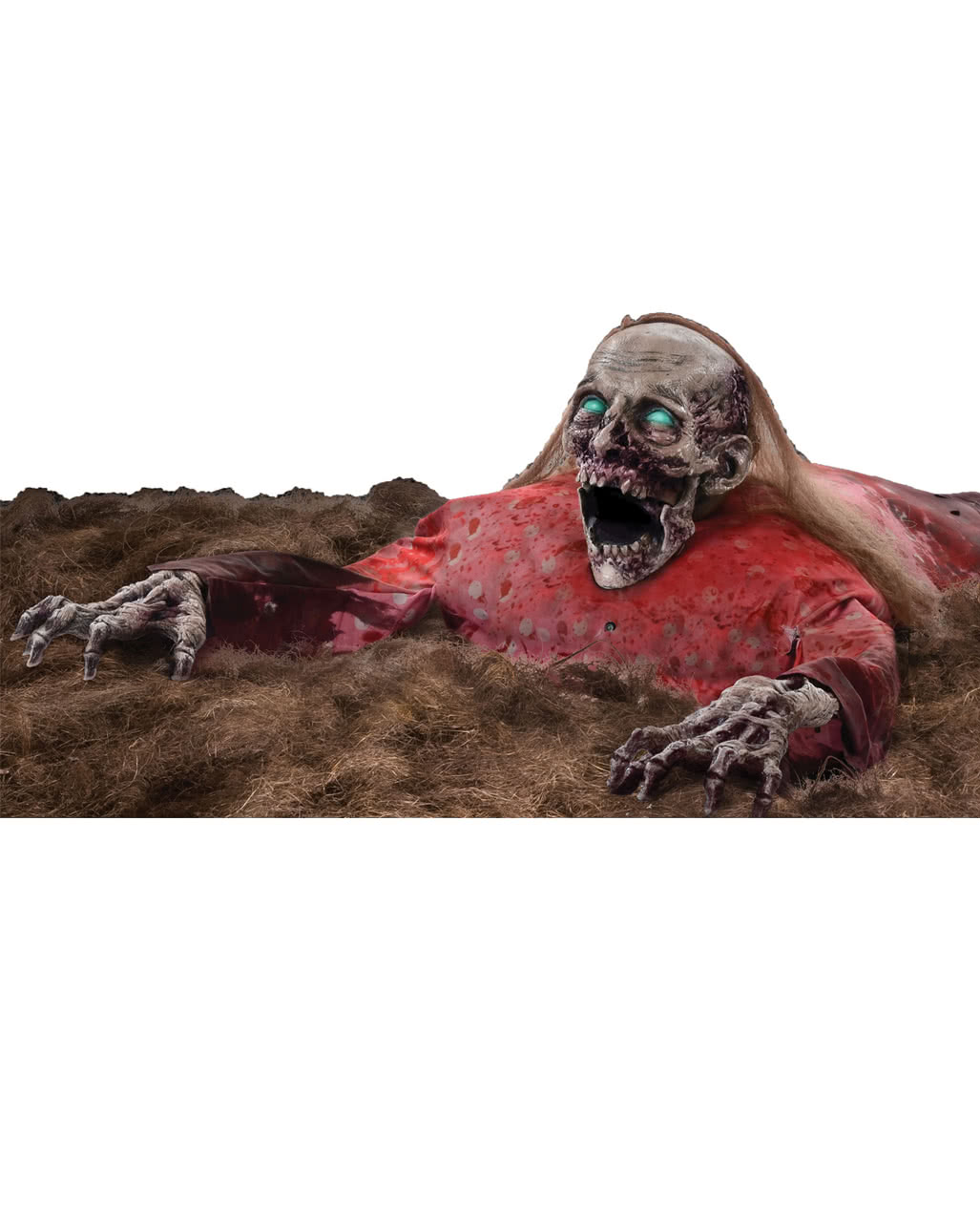 Krallende Cathy Zombie Animatronic Halloween Deko