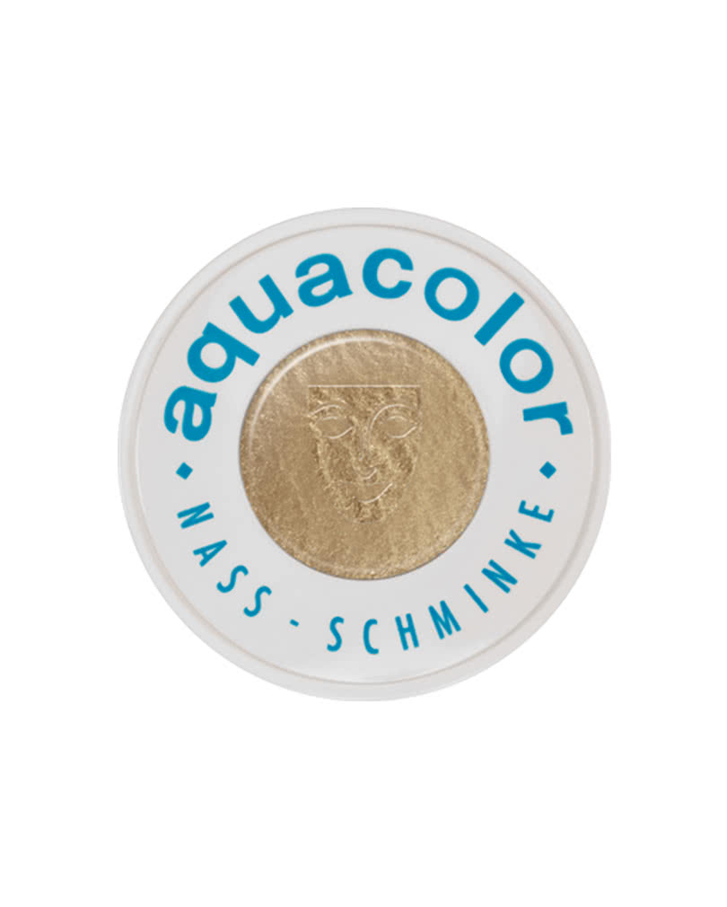 Aquacolor gold metallic 30ml Goldfarbenes Make Up