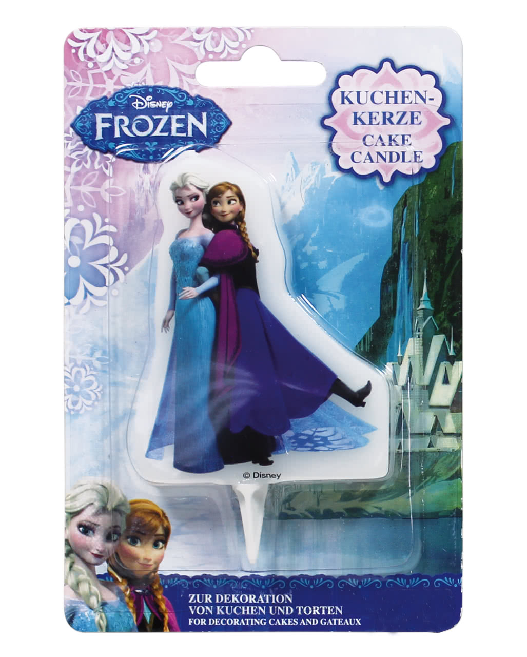 Kuchenkerze Frozen Elsa und Anna ❆ Die Eiskönigin
