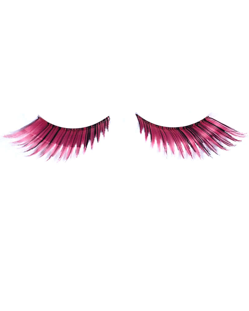 Cosplay Wimpern Pink-Schwarz Künstliche Wimpern