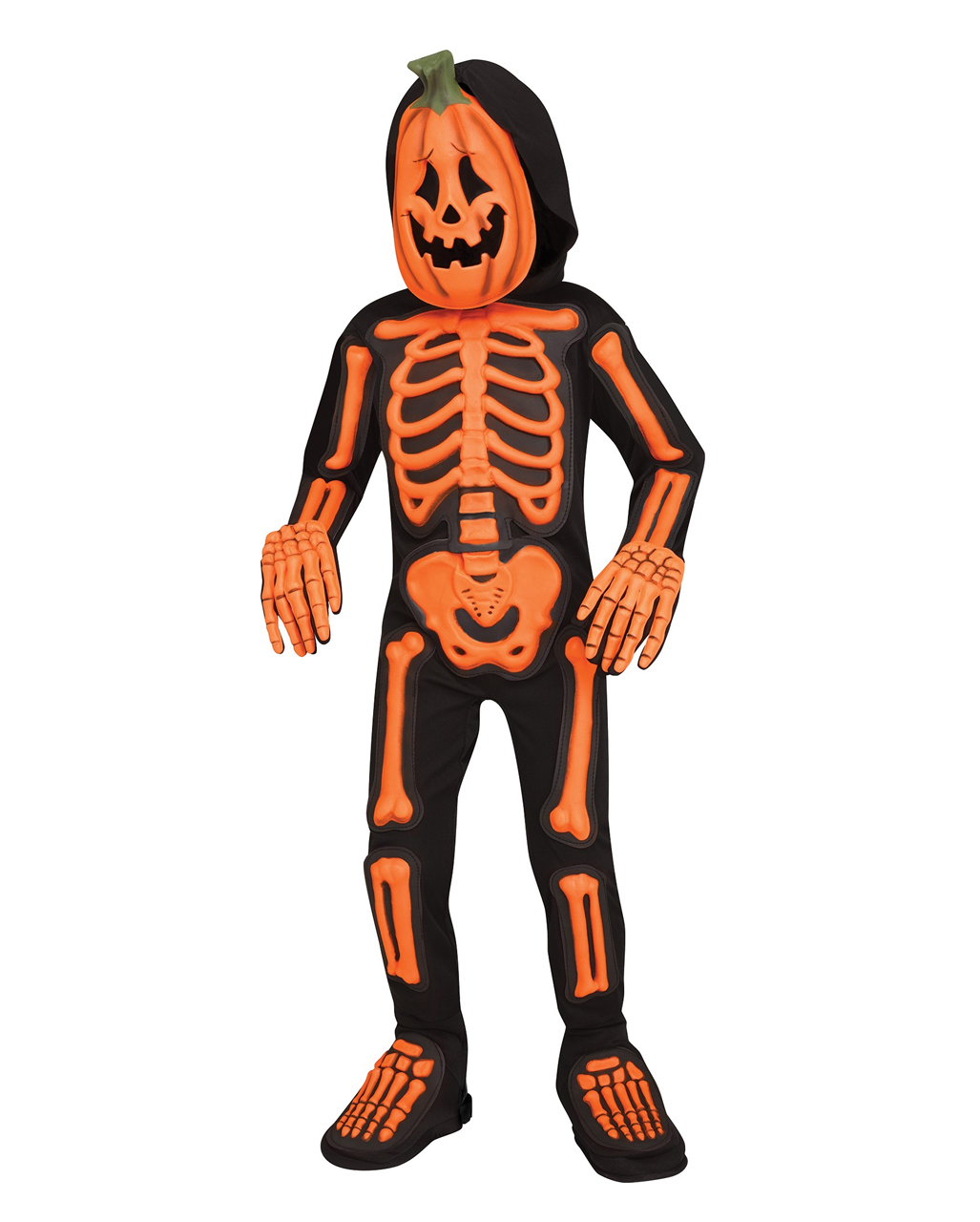 Kürbis Skelett Jumpsuit Kleinkind ★ L