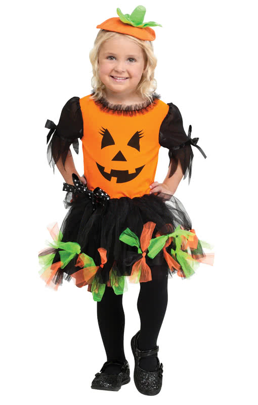 Kürbis Prinzessin  Halloween Kleinkinderkostüm für Mädchen L