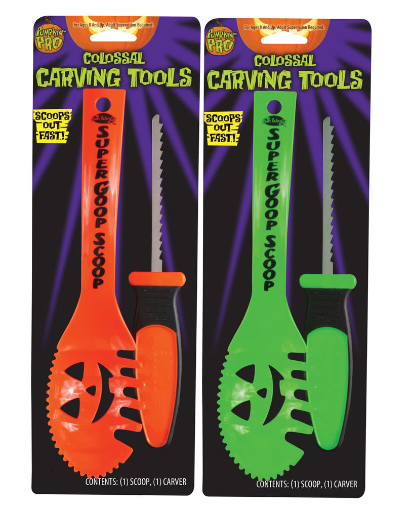 Halloween Kürbis Messer & Löffel Set 2-tlg. kaufen
