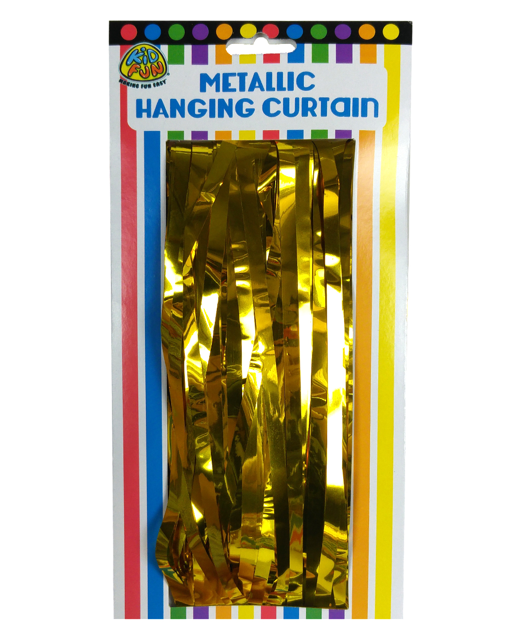 Lametta Vorhang Gold als Party-Dekoration