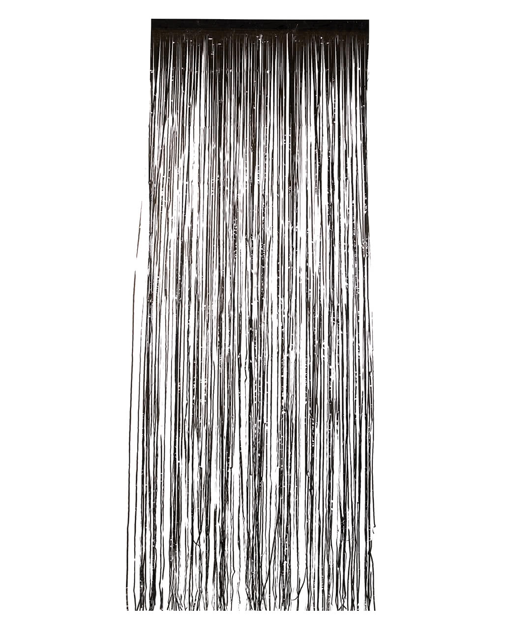 Lametta Vorhang schwarz für Halloween