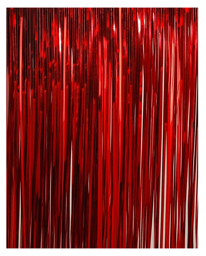 Lametta - Weinachtsrot Festliche Weihnachtsdekoration