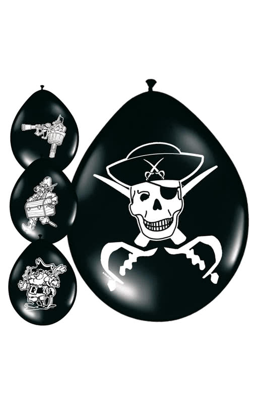 Piraten Luftballons   Luftballons für die Piratenparty