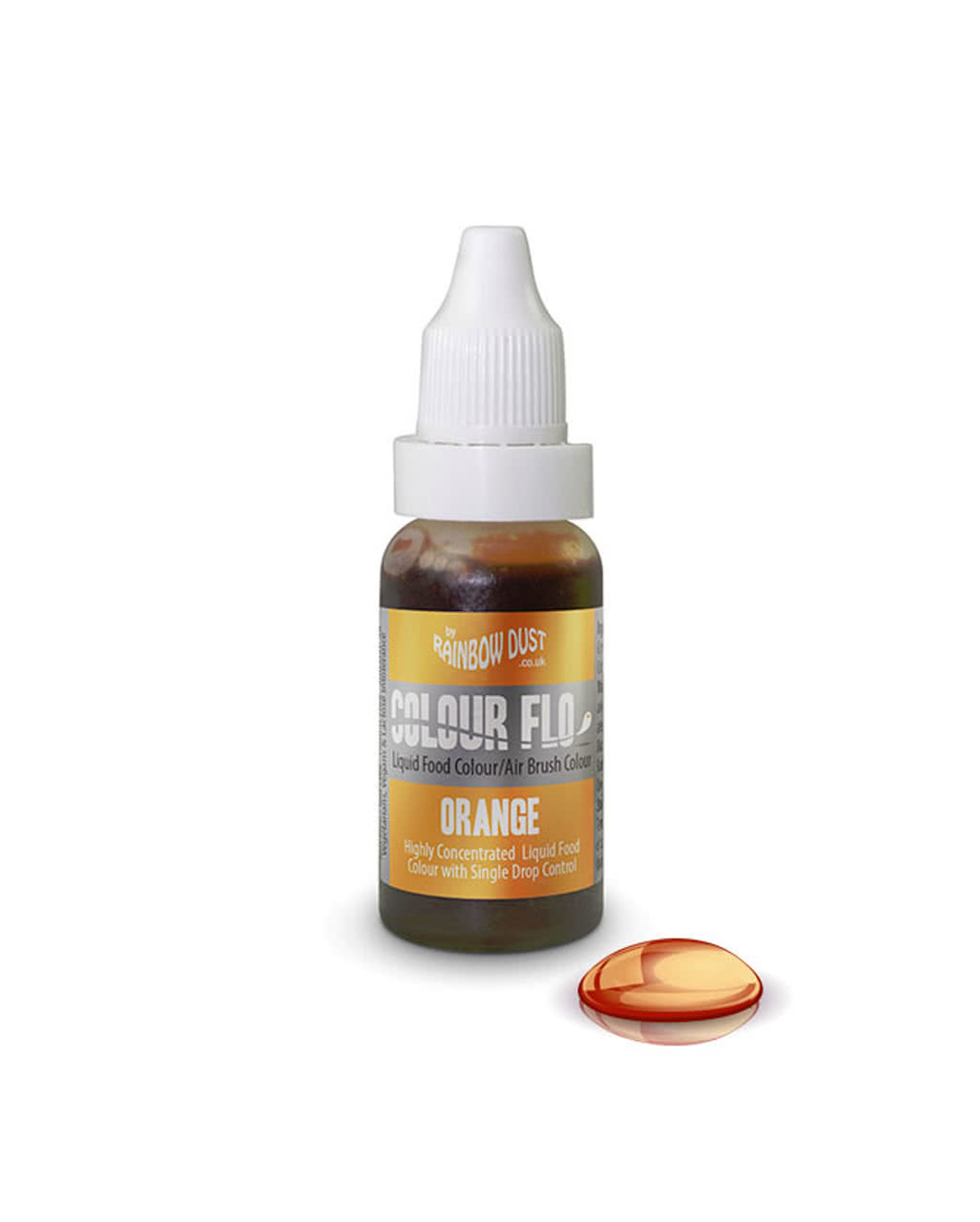 Lebensmittelfarbe orange 16ml zum Backen