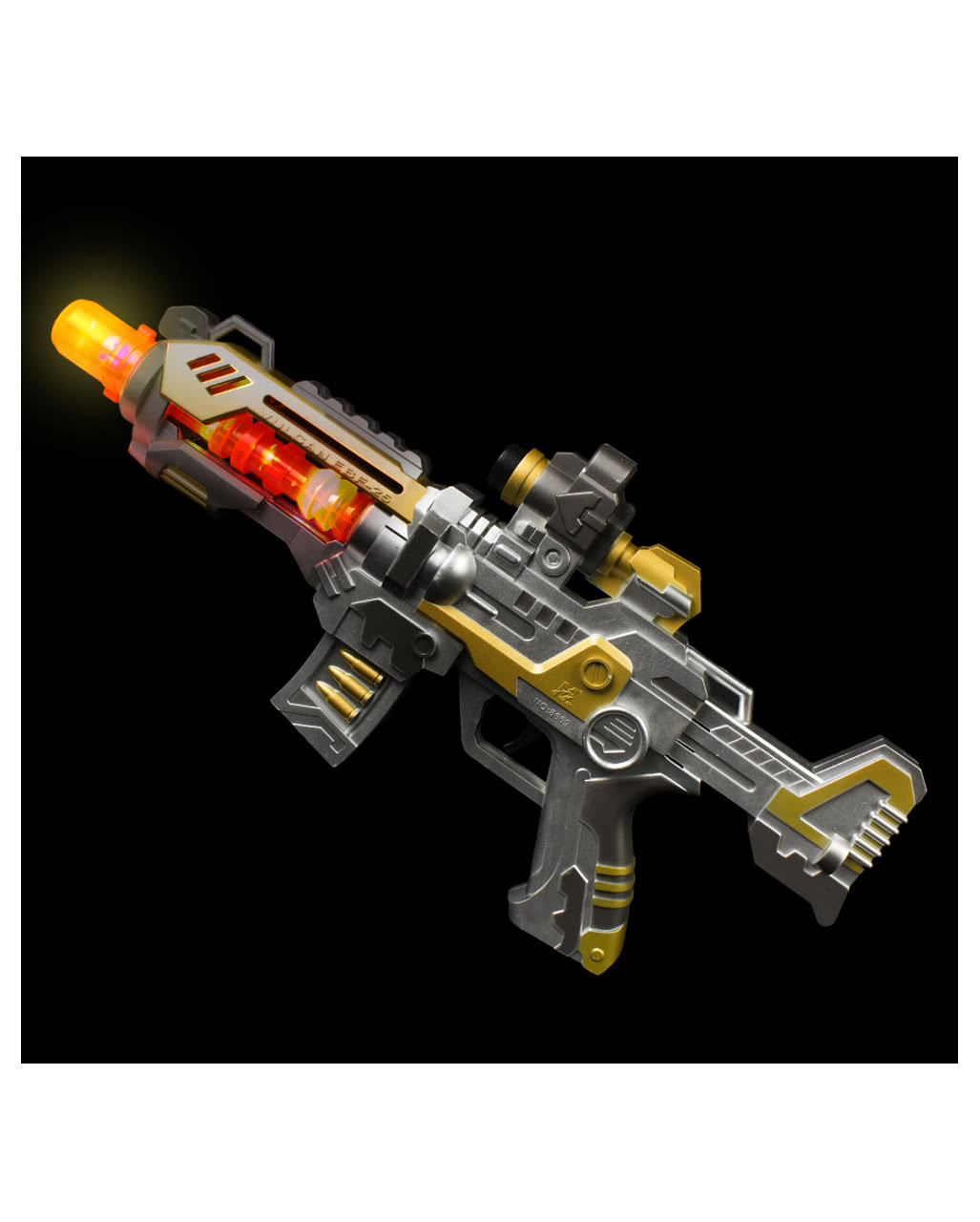 LED Projector Maschinengewehr Licht & Sound ✓