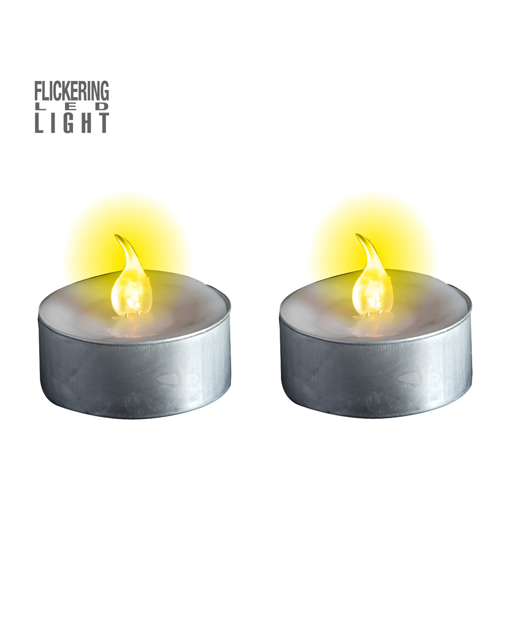 LED Deko Teelichter 2 St. für Halloween