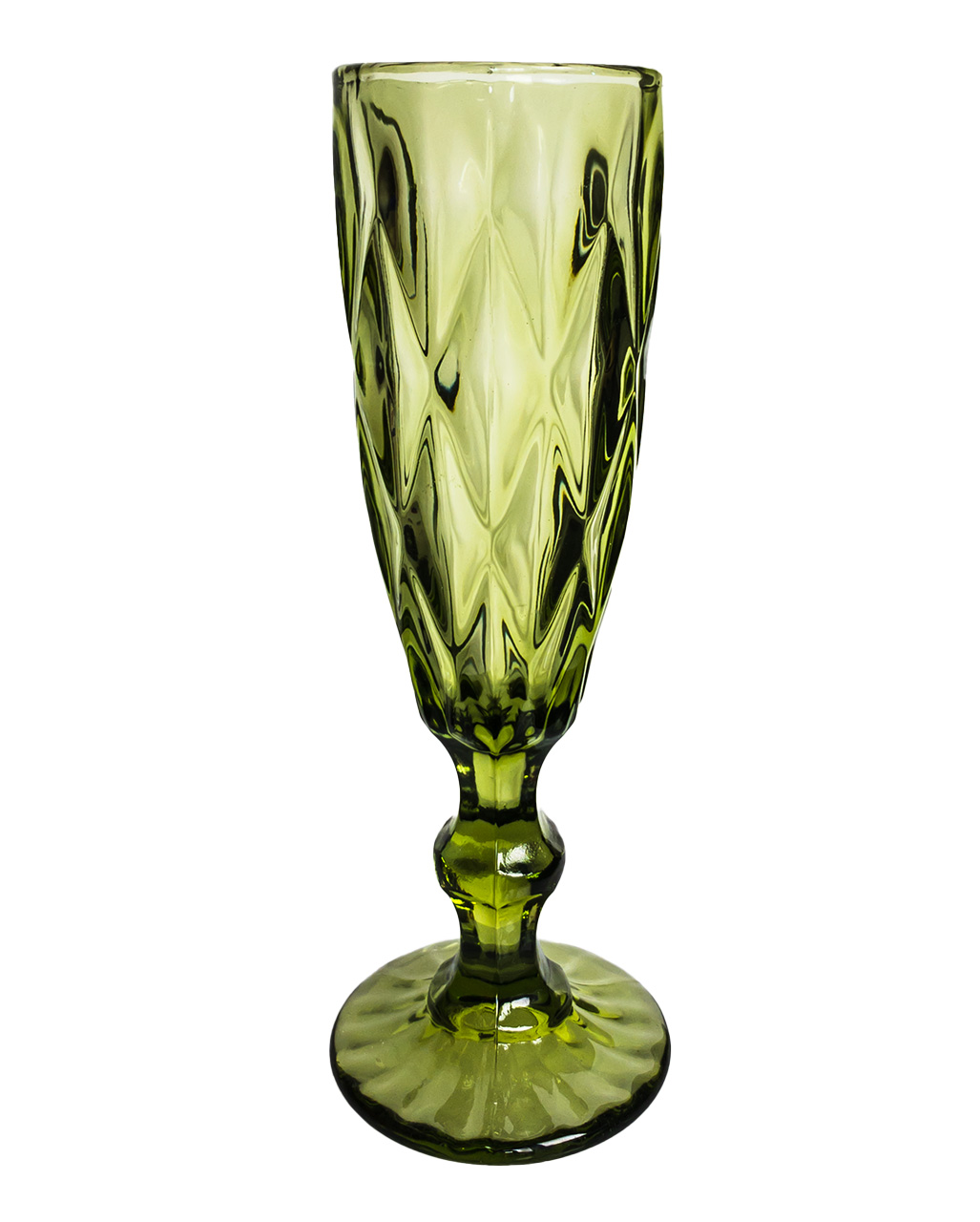 Lenora Gothic Sektglas Grün Steampunk Geschirr