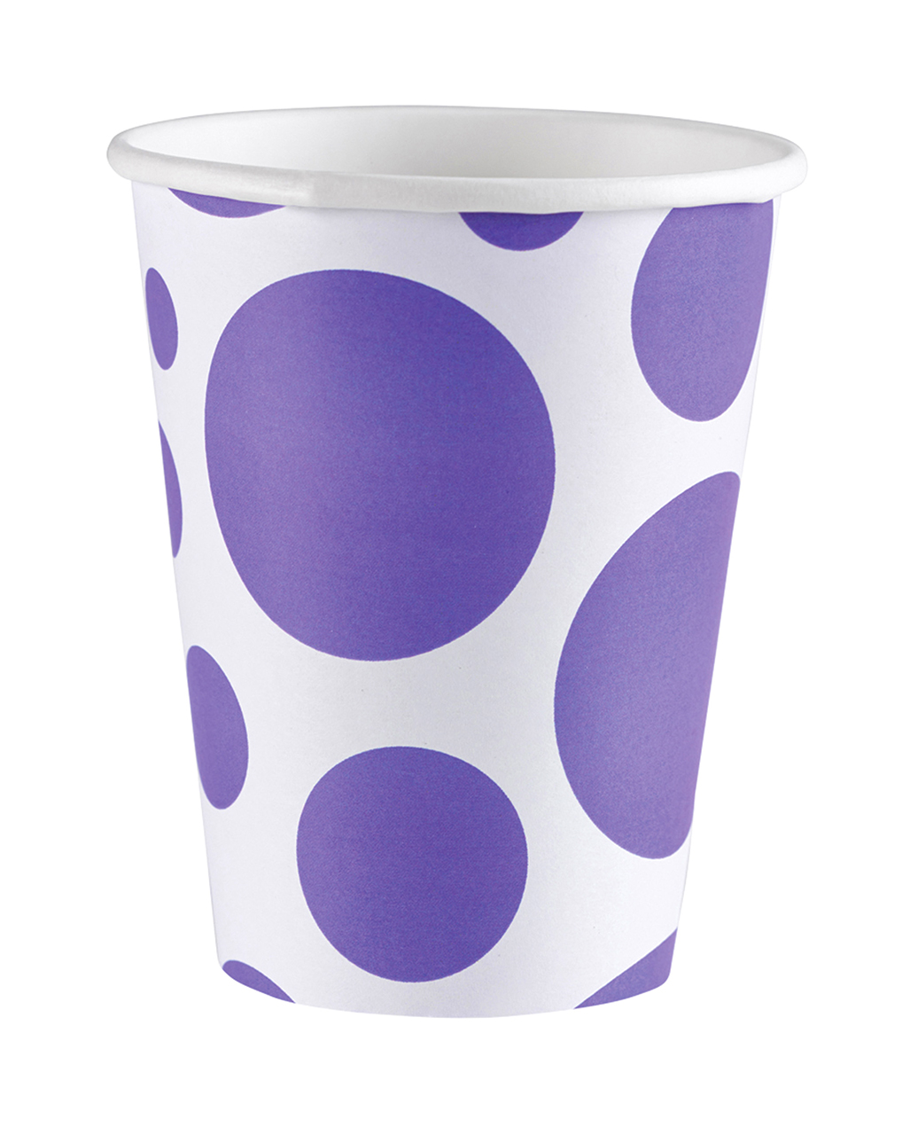 Lila Dots Pappbecher 8 St. JETZT ordern ⬤