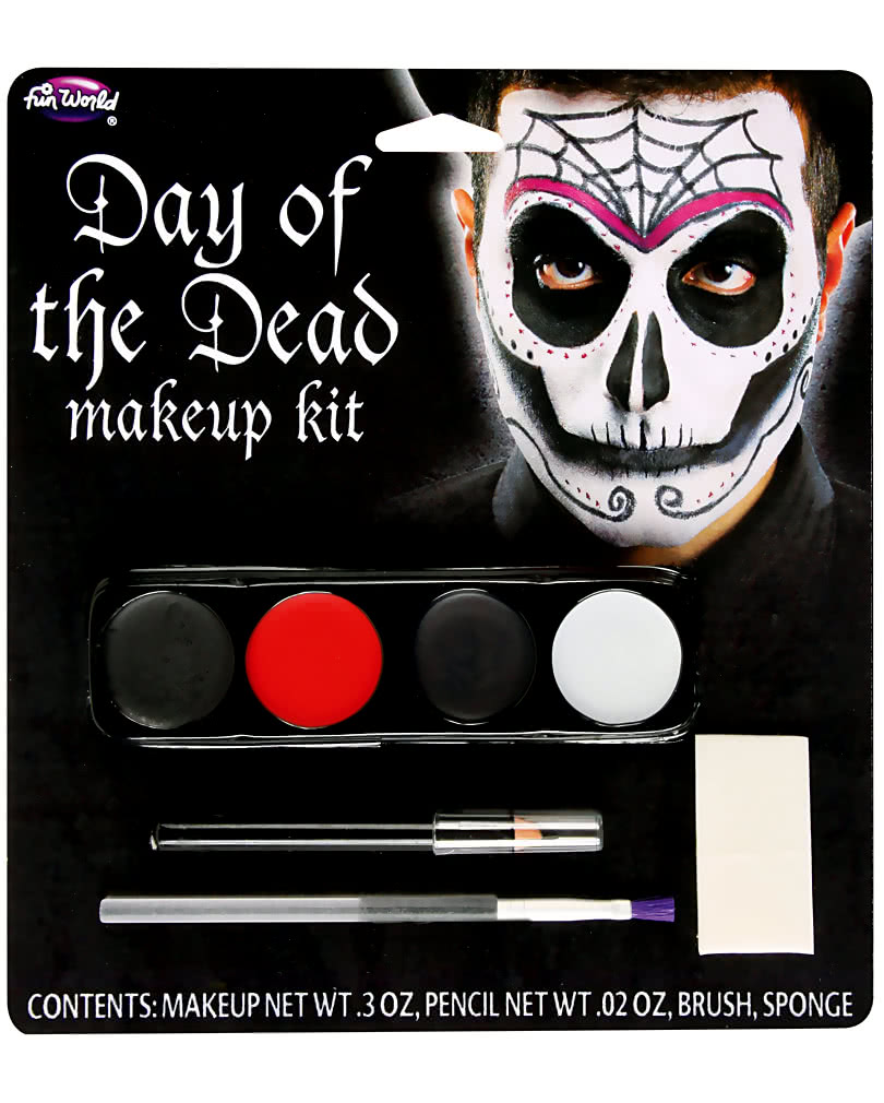 Make-up Kit Day of the dead Herren  Halloween Makeup