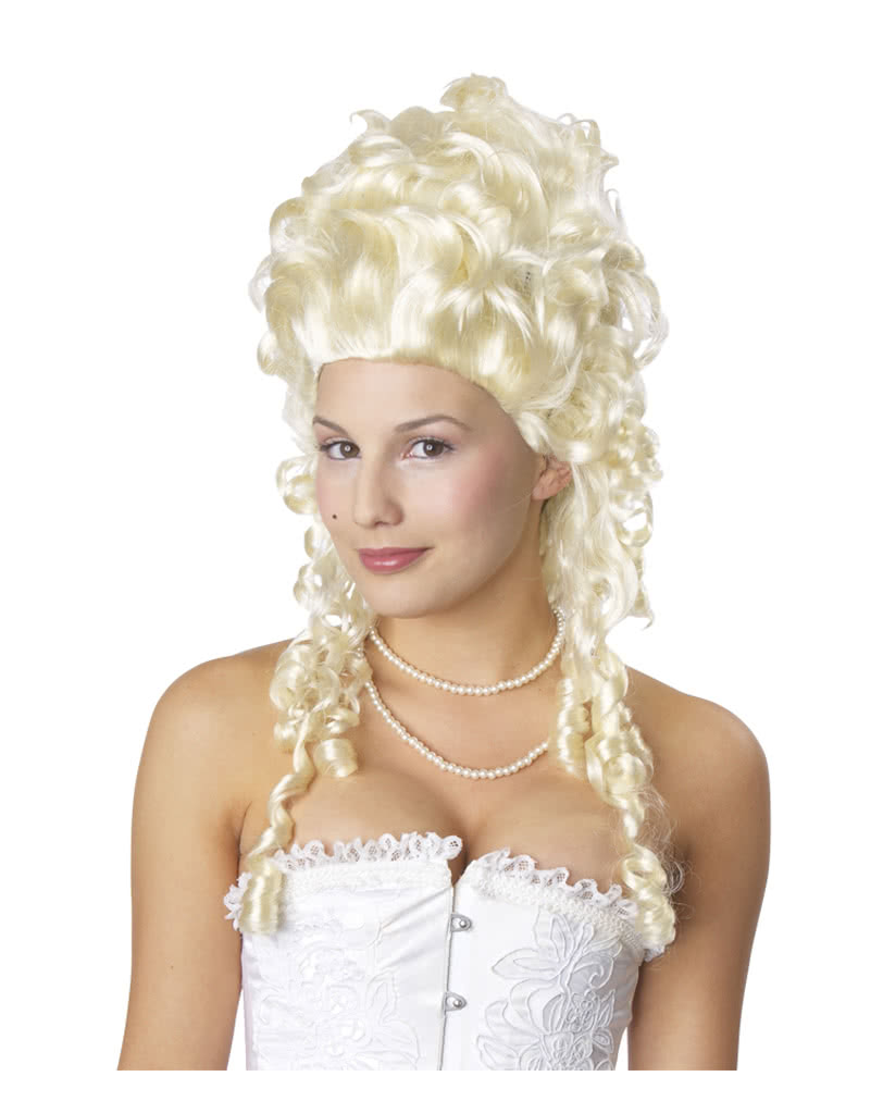 Marie Antoinette Perücke weißblond Rokoko & Barock Perücke