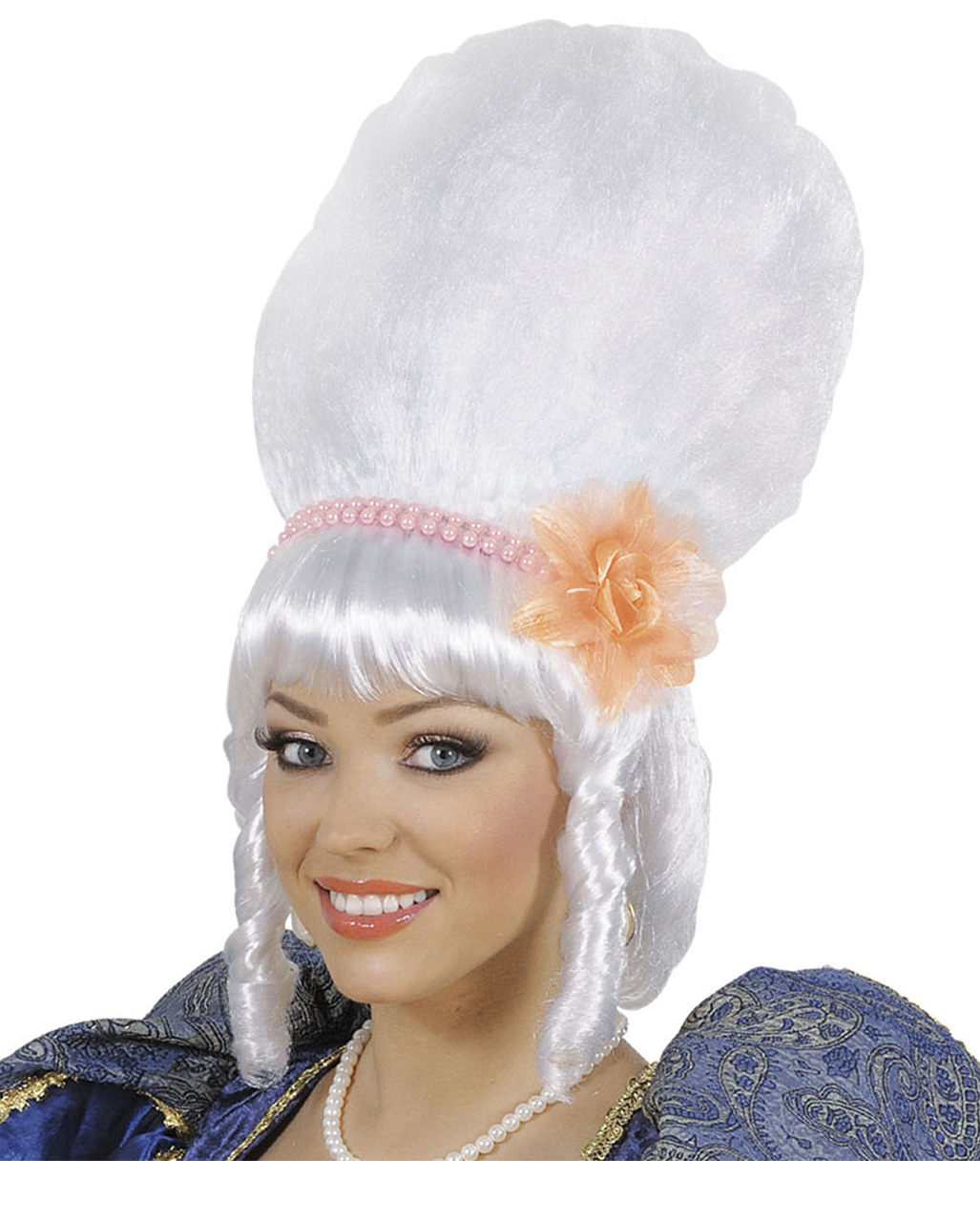 Marquise Perücke mit Perlen  Drag Queen Perücke