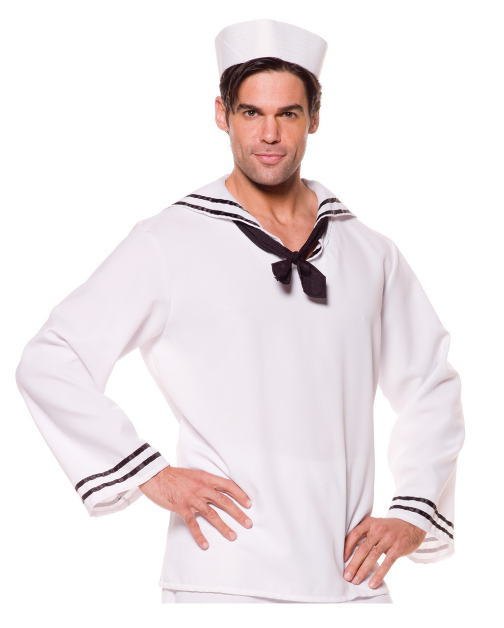 Matrosen Hemd mit Hut als Kostüm-Accessoire XL