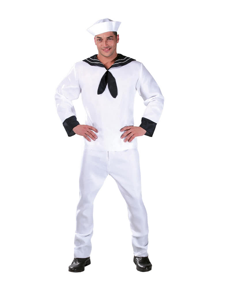 Matrosen Kostüm mit Mütze Sexy Seemanuniform One Size