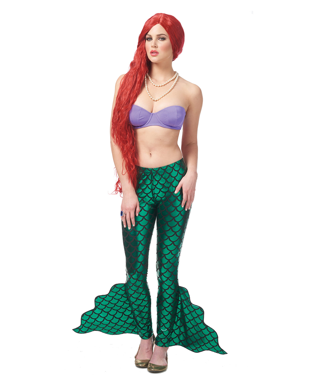 Meerjungfrau Hose mit Flossen grün kaufen L