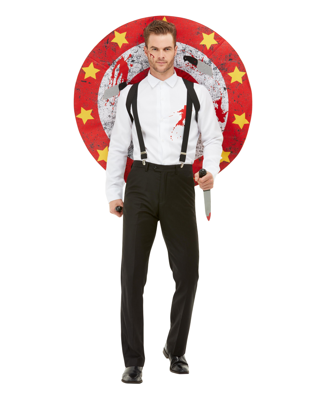 Messerwerfer Zirkus Deluxe Kostüm für Herren ★ L