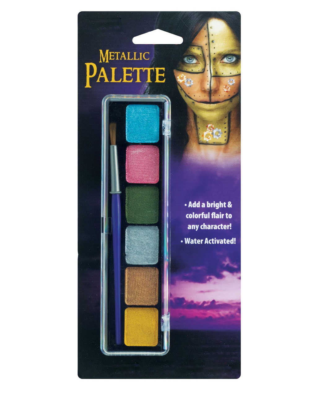 Metallic Aquacolor Make Up Palette 6 Farben ★