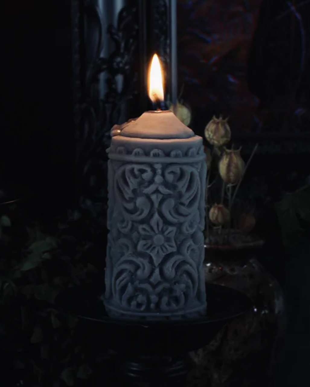 Midnight Morning Gothic Kerze 12cm ★