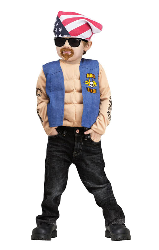 Mini Biker Kinderkostüm  Kinderkostüme für Fasching L