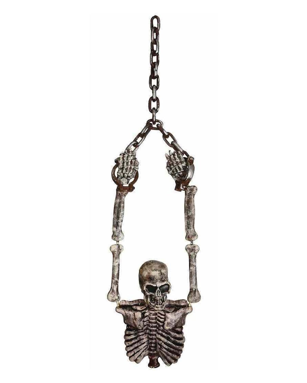 Mit Ketten gefesselter Skelett Torso für Halloween