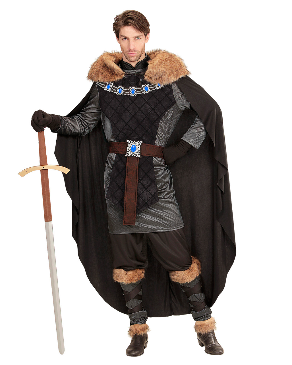 Mittelalter Prinz Kostüm für Halloween S