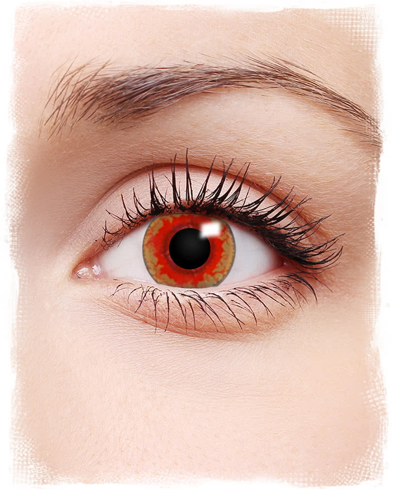 Red Monster Kontaktlinsen  Halloween Kontaktlinsen