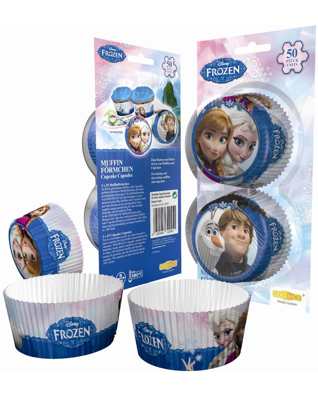 Disney Frozen Muffin Förmchen 50 St. ❆