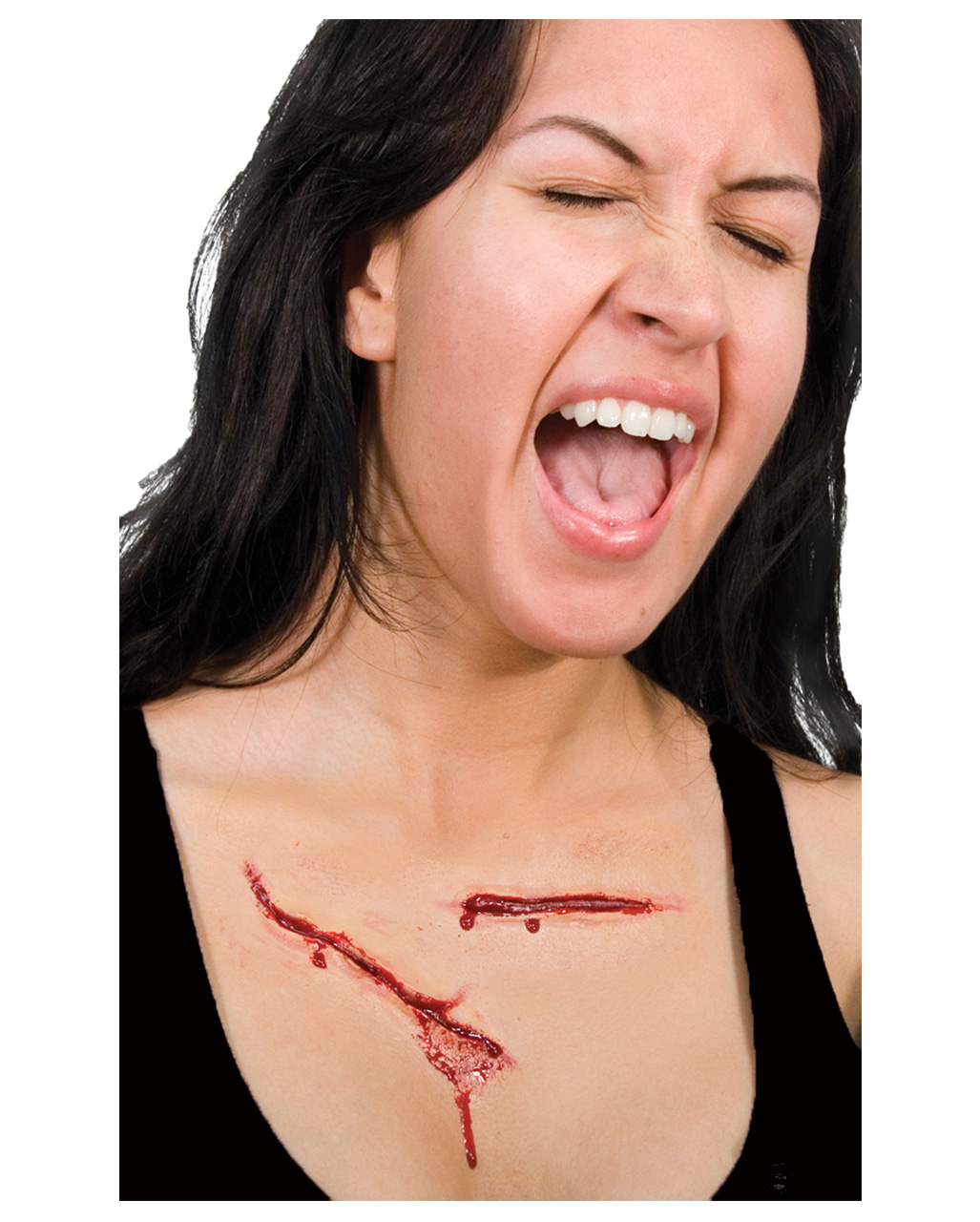 Slasher Narben Set 2-tlg. Latexwunden