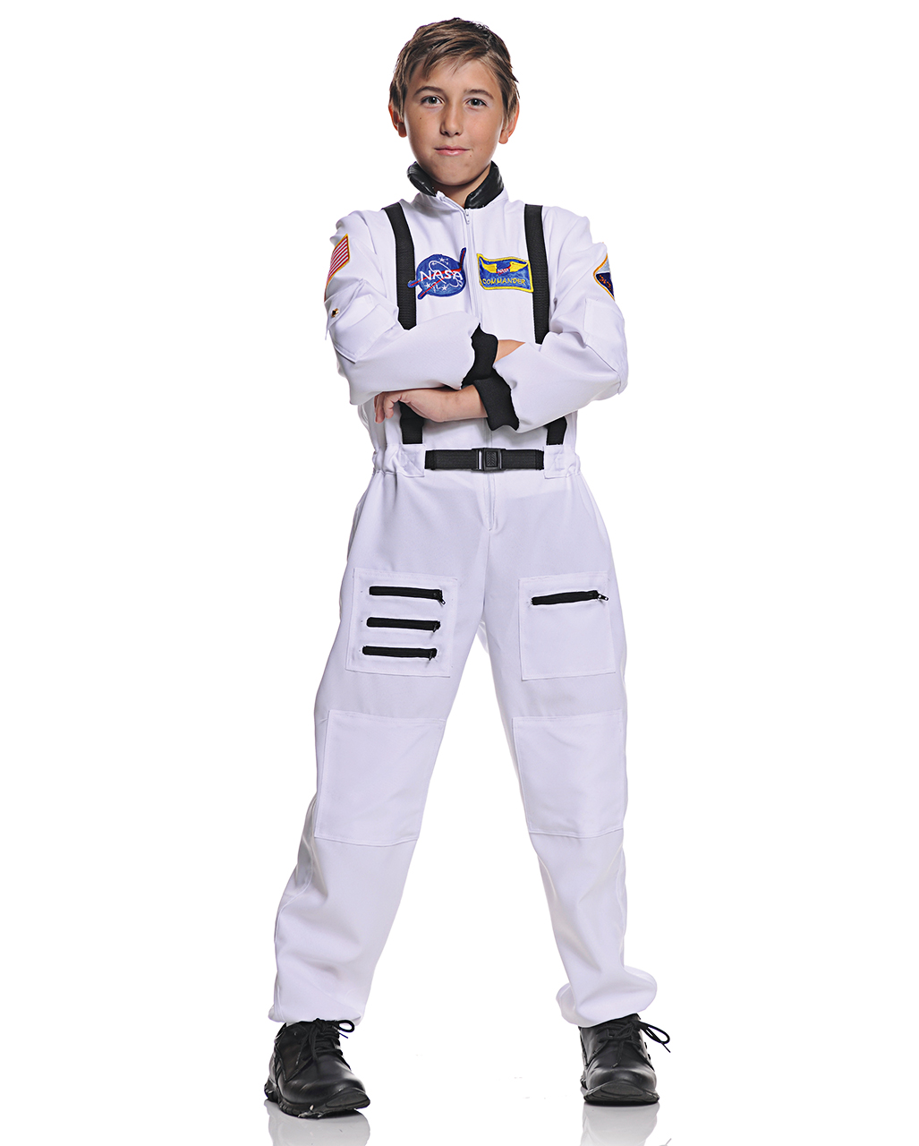 NASA Astronauten Kinderkostüm weiß für Fasching L