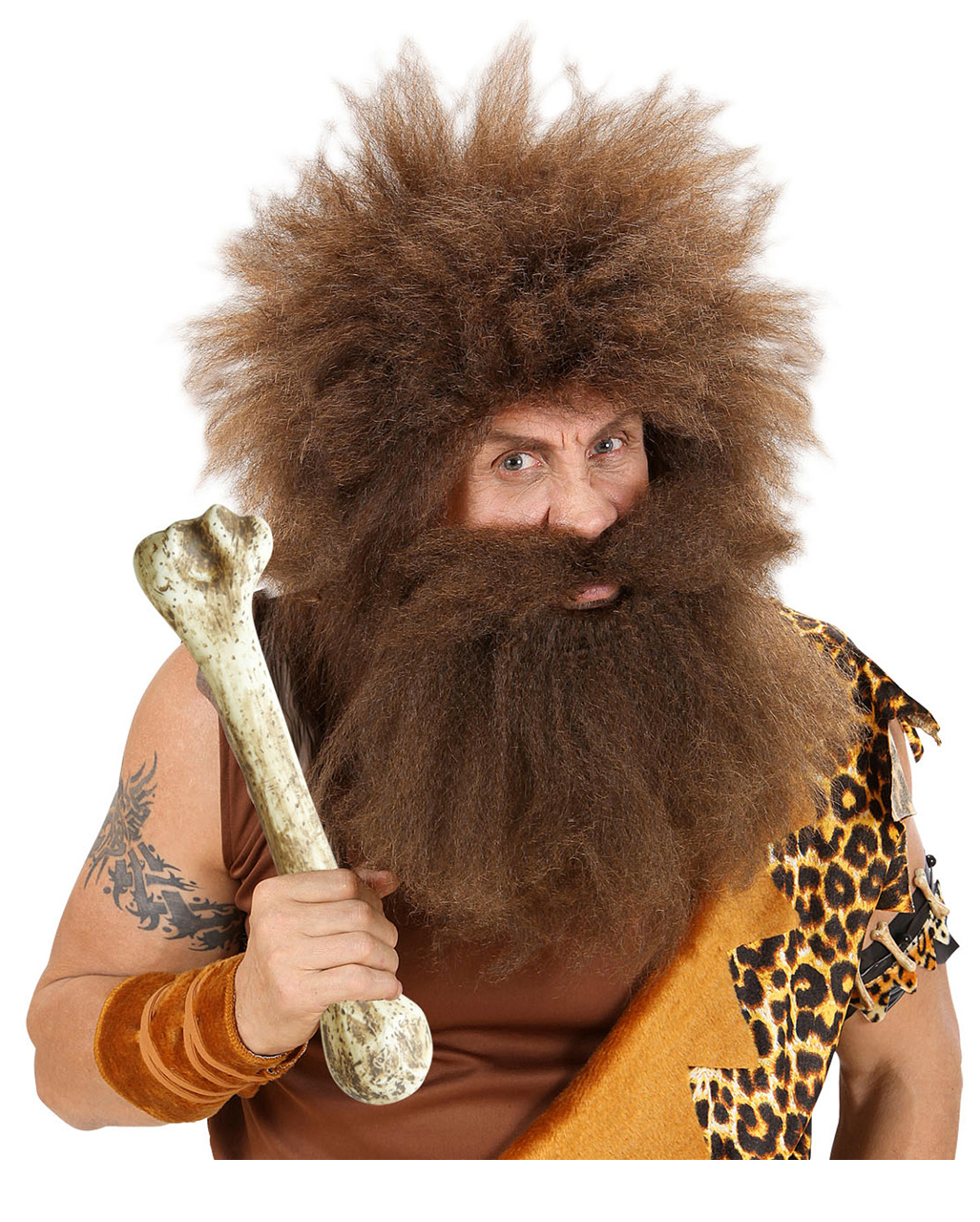 Steinzeit Knochen Neandertaler Kostüm Zubehör