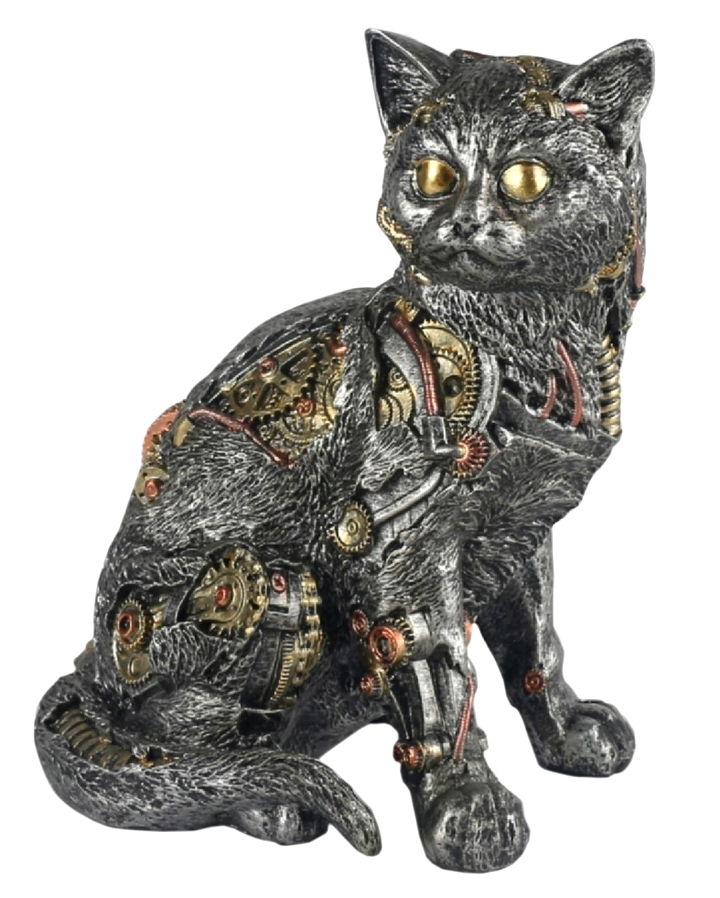 Neofuturistische Steampunk Katze 20cm HIER online kaufen!