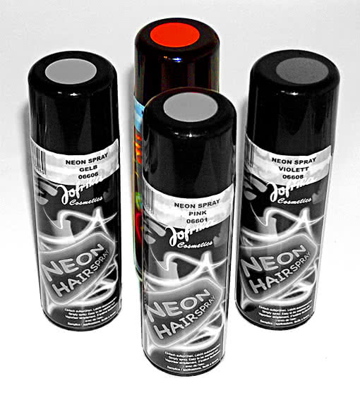 Neon Haarspray rot   Rotes Neon Haarspray