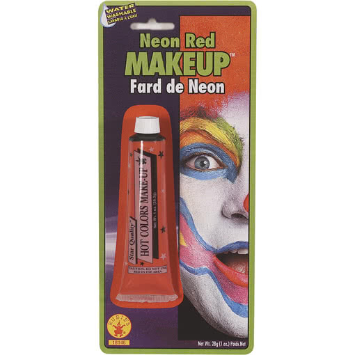 Neon Make Up rot Teuflisch gut aussehen mit dem roten Neon Make Up