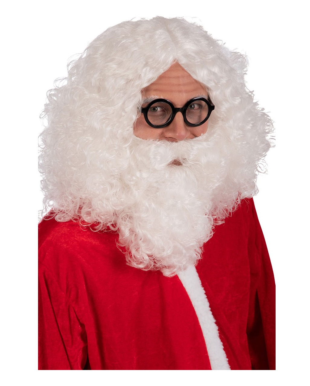 Santa Claus Perücke und Bart für Weihnachten