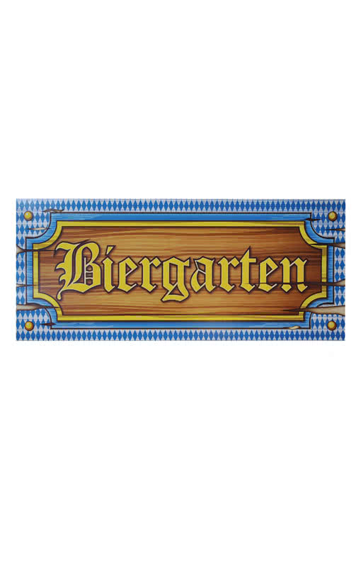 Oktoberfest Biergarten- Banner  Oktoberfest Dekoration