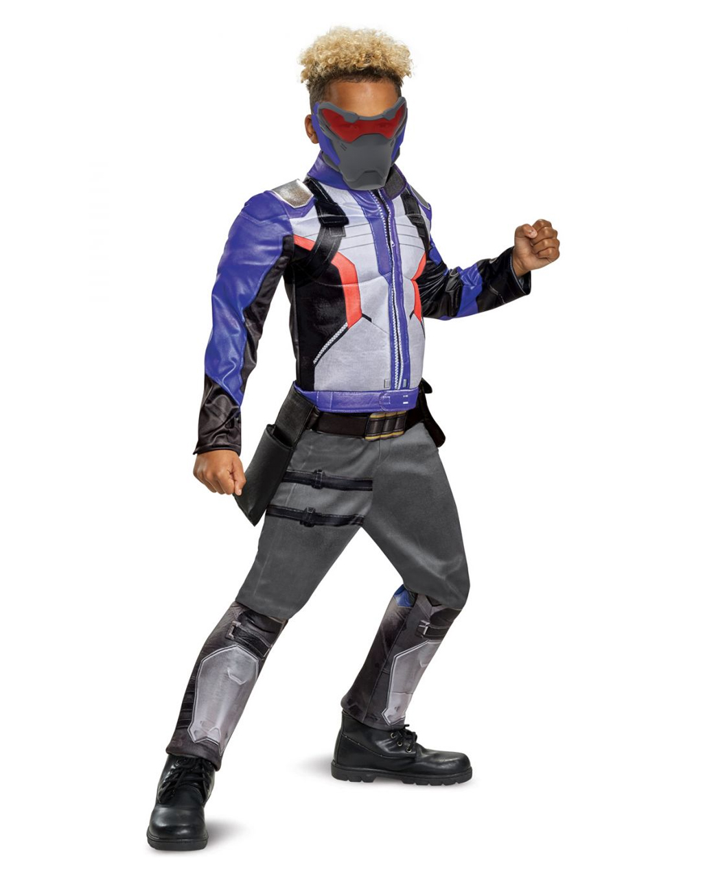 Overwatch Soldier 76 Kinder Muskelkostüm ★ L