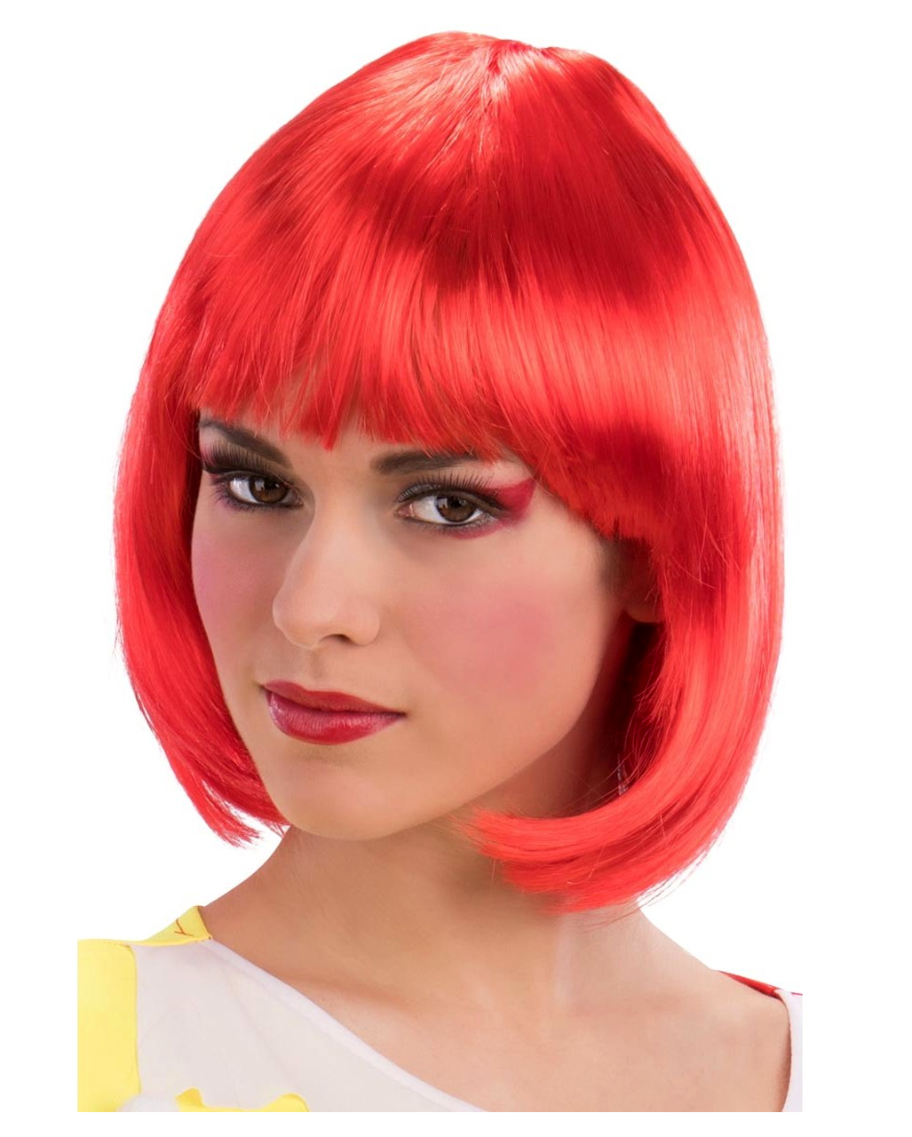 Pagenkopf Perücke Rot Economy Faschingsperücken kaufen