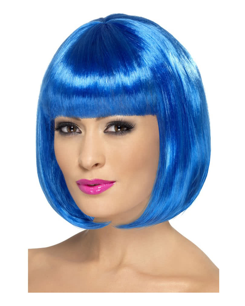 Partyrama Bob Perücke Blau  als Manga & Visual Kei Perücke