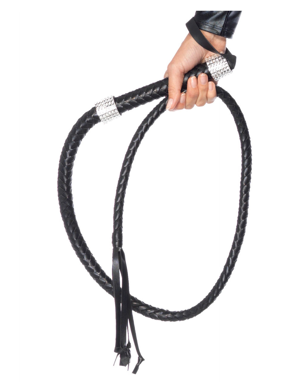 Glamour Peitsche mit Strass ❤ für sexy Kostüme