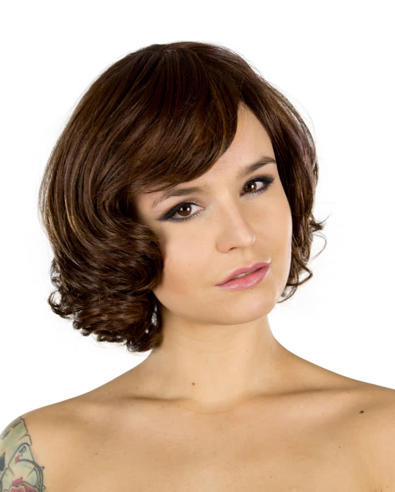 Perücke Vera braun Kunsthaarperücken kaufen!